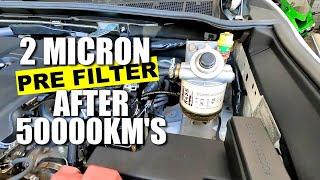 The Best Toyota Hilux Pre Filter kit on the market ! 2 Micron Pre Filter !