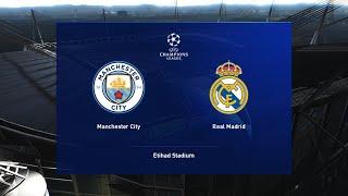 Manchester City vs Real Madrid UCL Semi-Final Gameplay #pes2021 #uefachampionsleague #haland