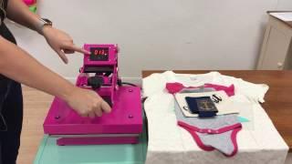 New Pink Craft Heat Press 9x12 For Under $300 to Start Your Business!