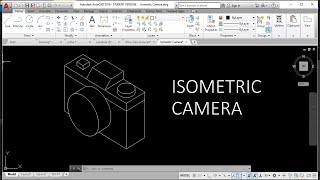 Drawing the camera in isometric in AutoCAD