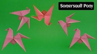 How to make a Pony / Horse which can do somersault(Olympics Special) - Action Fun Animal Origami!