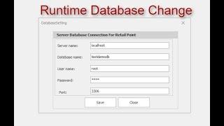 Dynamic database Connection using  VB.Net With MySQL