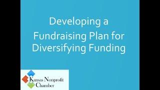 Creating a Fundraising Plan to Diversify Funding