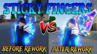 [YBA] Sticky Fingers Before Rework VS After Rework