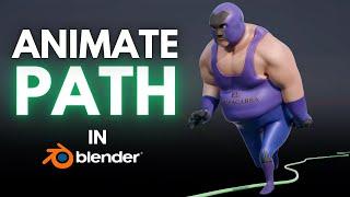 Animate Your Object Along a Path in Blender!