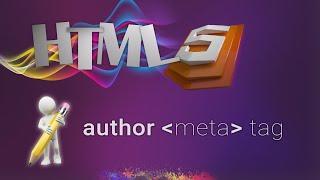 HTML for beginners 71:  author meta tag