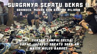 Surganya Sepatu Bekas di Kota Bandung  Dapat Jackpot Sepatu 30rb an Lumayan Harga Barunya 500rb !!