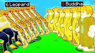 6 Leopard Vs 6 Phật Tổ Buddha Trong Blox Fruits | Roblox