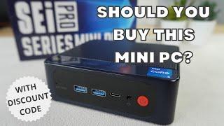 Beelink SEI 11 PRO Review with discount code - Intel i5 11320H mini PC for home and office work