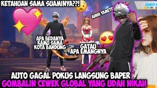 PRANK GLOBAL GOMBALIN CEWEK YANG UDAH PUNYA SUAMI AUTO GAGAL POKUS!! DESAHAN NYA? FREE FIRE