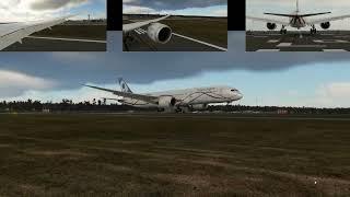 Boeing 787 Landing || X Plane 12