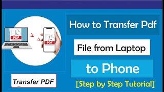 How to send pdf from laptop to phone