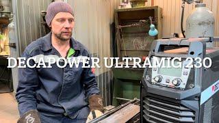 Полуавтомат DECAPOWER ULTRAMIG-230 PULSE хорошо сваривает алюминий