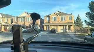 I want to buy a home in this town/ Brampton, Ontario/ Come let's drive around
