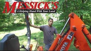 How to Operate a Kubota BT602 Backhoe & Product Overview | Messick's
