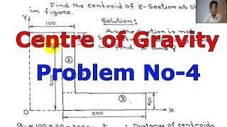 Centroid Problem - Z Section - Centre of Gravity - Engineering Mechanics