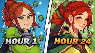 I Spent 24 HOURS Learning CASSIE In Paladins!