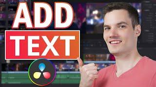How to Add Text in DaVinci Resolve