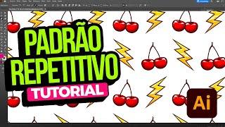 Padrão repetitivo no Illustrator (PATTERN TUTORIAL)