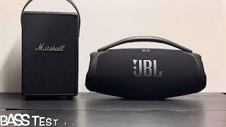 Marshall Tufton  vs JBL BoomBox 3  sound comparison#