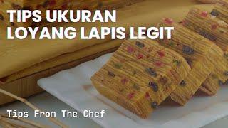 UKURAN LOYANG LAPIS LEGIT #Tips