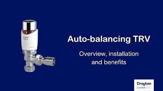 Auto-balancing TRV - overview, installation and benefits