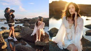 Golden Hour Natural Light Photoshoot, Master Backlit Portraits, Behind the Scenes