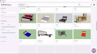 4-7. 3D Warehouse - How to Import Objects (SketchUp Tutorials)