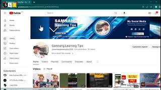 របៀបដាក់ឆានែលអាត 2023 | How to upload YouTube channel Art 2023