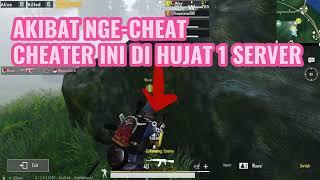 AKIBAT NGE-CHEAT, CHEATER INI DI HUJAT 1 SERVER #cheaterpubgmobile