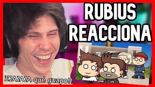 RUBIUS REACCIONA a la ANIMACIÓN que le hice  (y se suscribe a mi canal)