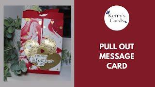 Sliding Card | Fun simple card | sliding message card | Kerry's Cards UK