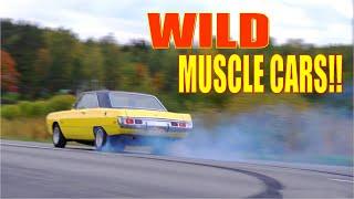 MUSCLE CARS Burning Out the Tires Before Winter!! - End Of Summer Party 2021