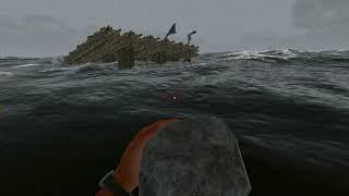 Stranded deep raft flip