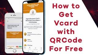 How to Create Smart Business Card #Vcard with QR Code For Free