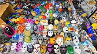 Many Super Toy Masks Collection - Hundreds of Legend Mask & More /IronMan/Scary/SuperHeroes