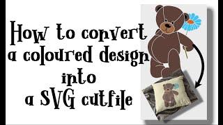 How to convert a colour image into a svg cutfile for cricut or any plotter cutter