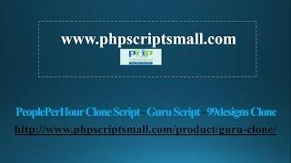 PeoplePerHour Clone Script - Guru Script - 99designs Clone