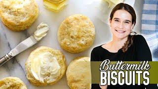 FLAKEY BUTTERMILK BISCUITS  | Try This Recipe!