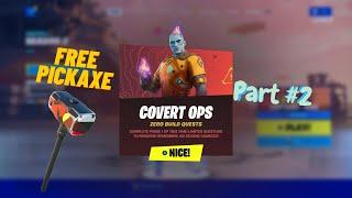 How To Complete The SECOND COVERT OPS CHALLENGE In Fortnite!