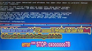 Repair Windows 7 Blue screen, #tips #trik, cara perbaiki windows error blue screen