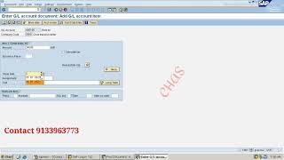 General document entry posting Tcode FB01