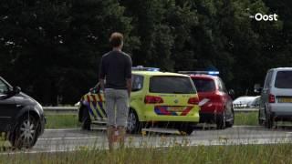 Ernstig ongeval op A1 bij Bathmen, snelweg inmiddels weer vrij (UPDATE)