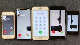 FaceTime Incoming call iPhoneSe iPhone11 iPhone6locked iPhone8 iPhone4S at the same time Outgoing ca