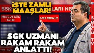 SSK Bağ Kur En Düşük Emekli Maaşı ve Kök Aylığı! SGK Uzmanı Zamlı Maaşları Anlattı