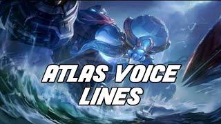 NEW HERO ATLAS VOICE LINES - MOBILE LEGENDS