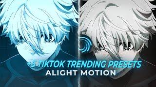 +5 Tiktok Trending presets #10 [ XML + QR + CC ] #anime  #alightmotionpresets #jjk #bluelock #naruto