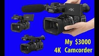 MY 3000 Dollar 4K video camera , Review my $3000 4K Panasonic HC-X1000 camcorder 2018