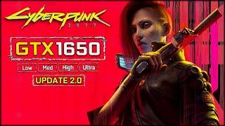 Cyberpunk 2077 [UPDATE 2.0] Test in GTX 1650 + i5 9400F [1080p Low, Med, High, Ultra Settings]