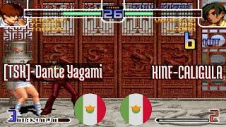 FT10 @kf2k2pls: [TSK]-Dante Yagami (MX) vs KINF-CALIGULA (MX) [KOF 2002 Plus kf2k2 Fightcade] Apr 24